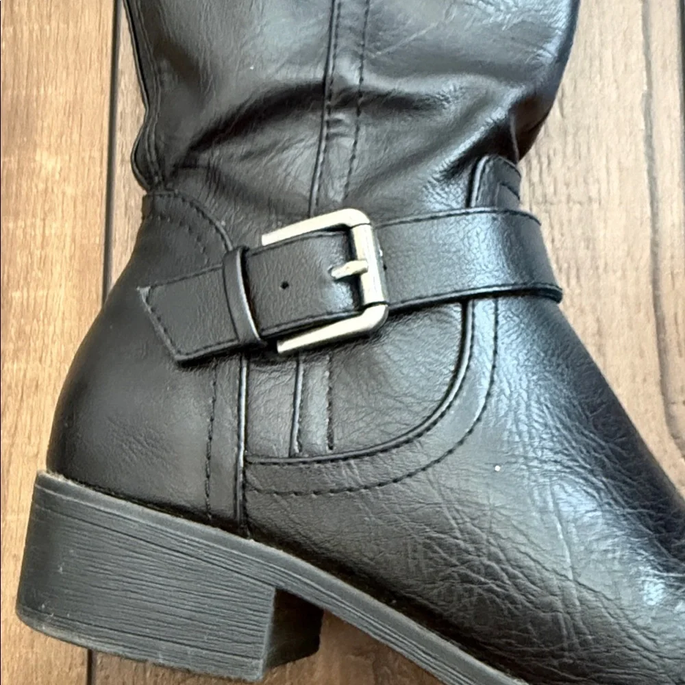 Croft and Barrow Ortholite Black Heeled Boots